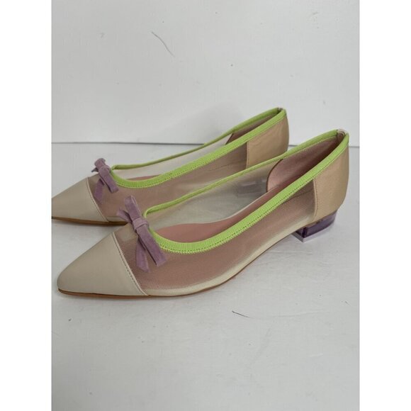 Anthropologie Pretty Ballerinas Mia Flats Slip ons Size 37 US 6.5 - Picture 3 of 6